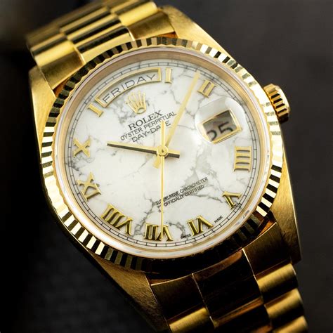 rolex day-date 18238 marble howlite|Rolex 18238 Review: The Pinnacle of Presidential Elegance.